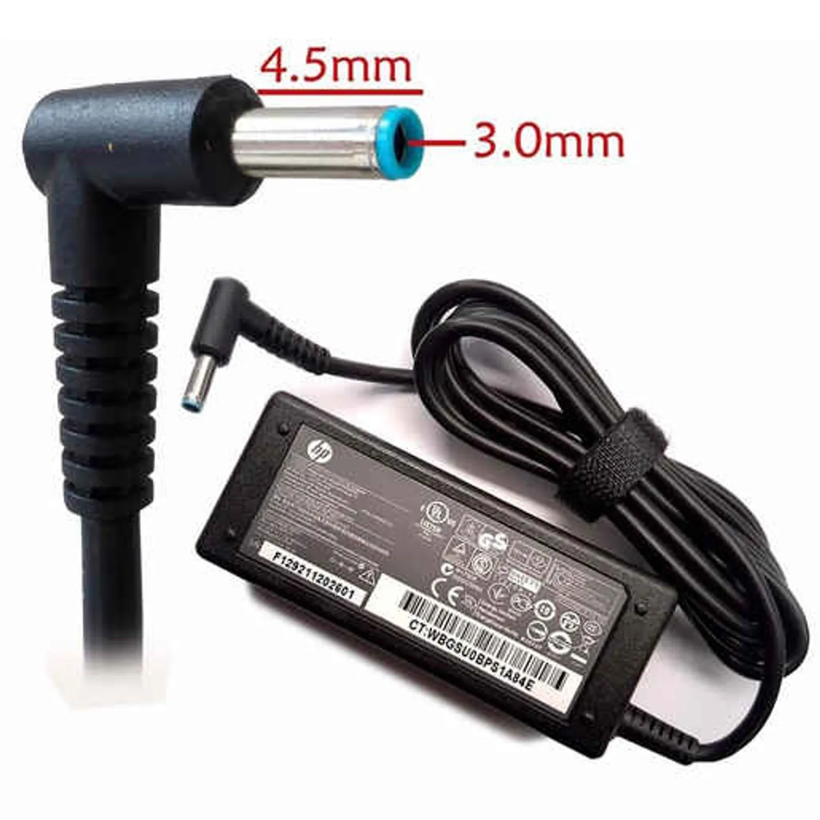 CARGADOR HP 19.5V 3.33A 65W 4.5*3.0 PUNTA CELESTE