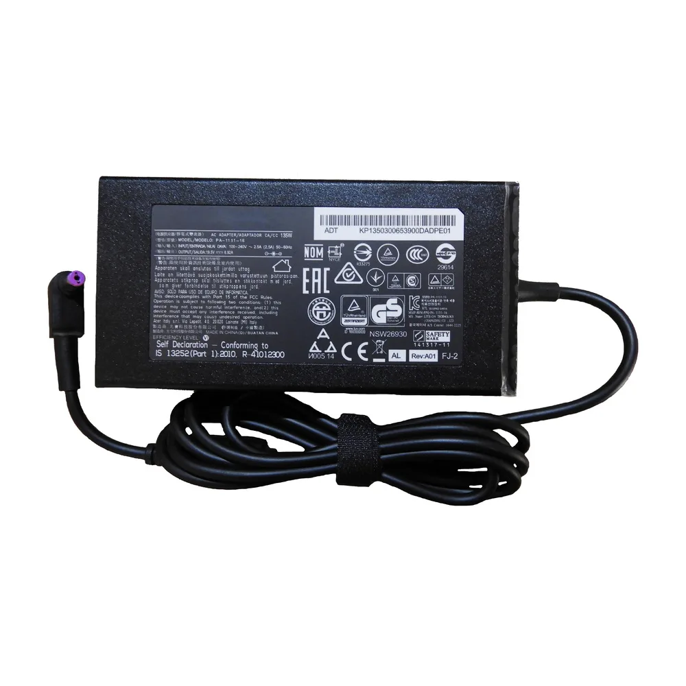 CARGADOR PARA ACER 19.5V 6.92A 135W 5.5*1.7 PUNTA MORADA