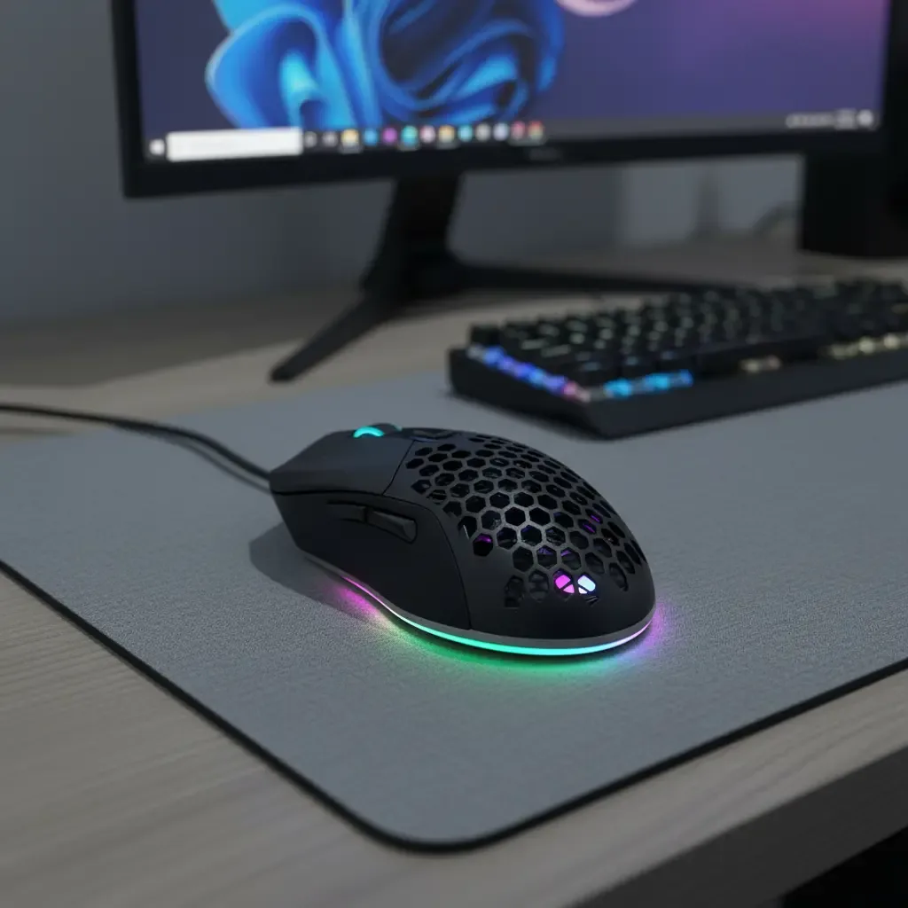 Mouse Gamer Teros Te-1232g 7 Botones Rgb Usb Professional