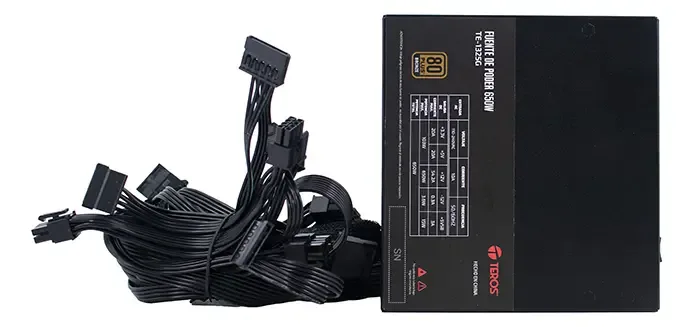 Fuente de Poder ATX Teros TE-1235G 650W 80 Plus Bronze Gamer