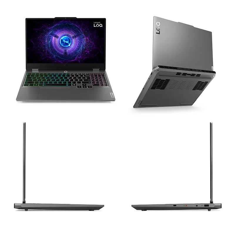 Notebook Gaming Lenovo LOQ 15IAX9, 15.6" FHD IPS, Core i5-12450HX hasta 4.4GHz, 16GB DDR5