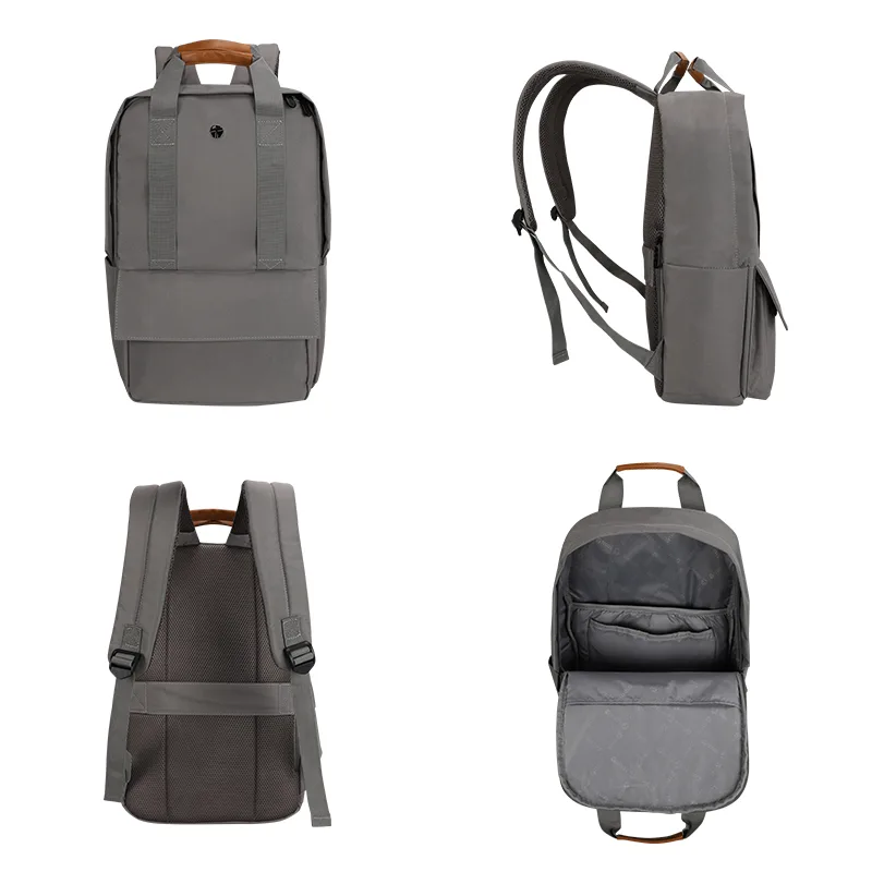 Backpack TEROS City II TE-9033AG, para Notebooks de hasta 15.6", Gris