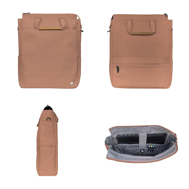 Shoulder Bag Teros Rossan Mocha Mousse TE-9032MM, para Notebooks de hasta 15.6"
